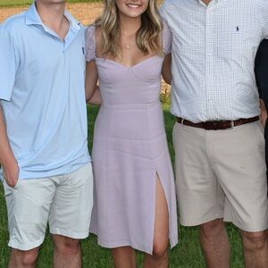 Aritzia Sunday Best Lilac Midi Dress